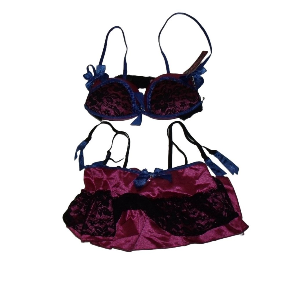 Nature Intimates Lingerie Bra + Panties Set NWT